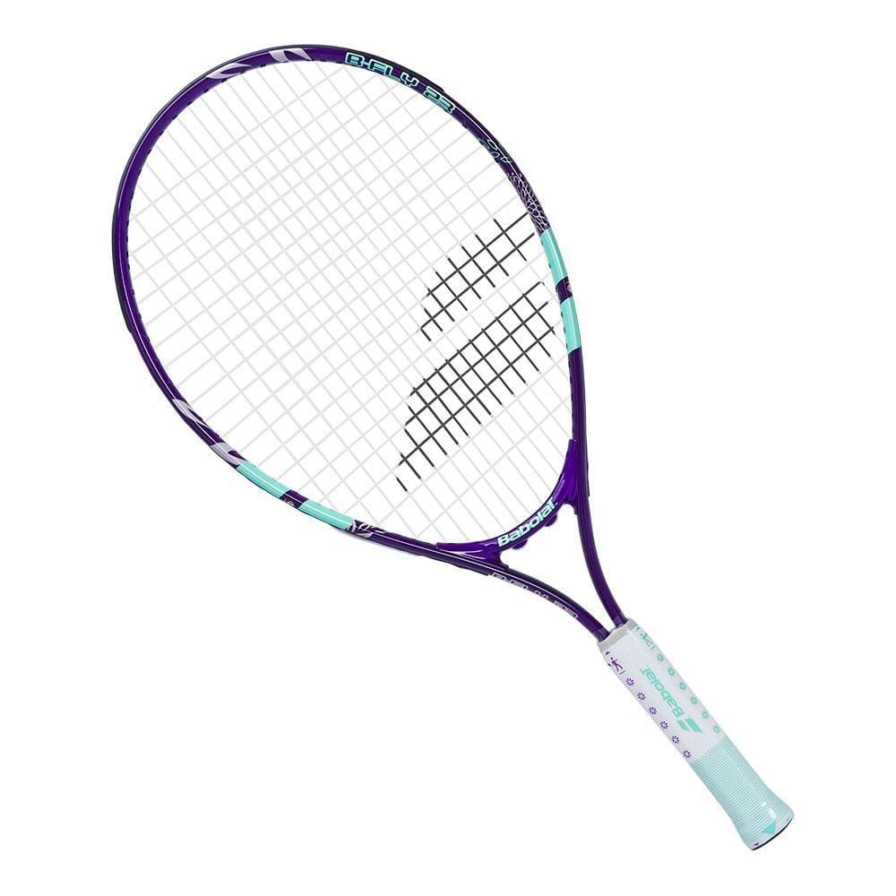 Raquete de Tênis Infantil Babolat B Fly 23 Roxo Azul Claro e Rosa