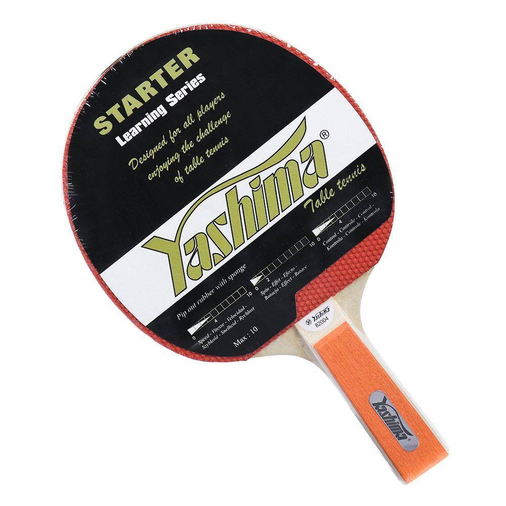 Raquete de Tênis de Mesa Yashima 82004 Pino Starter Learning Series Laranja