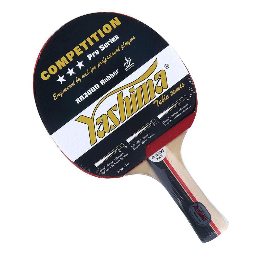 Raquete de Tênis de Mesa Yashima ITTF Lisa XR3000 Competition Pro Series Preta