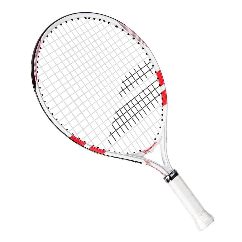 Raquete de Tênis Infantil Babolat Comet 19 Branca e Vermelha