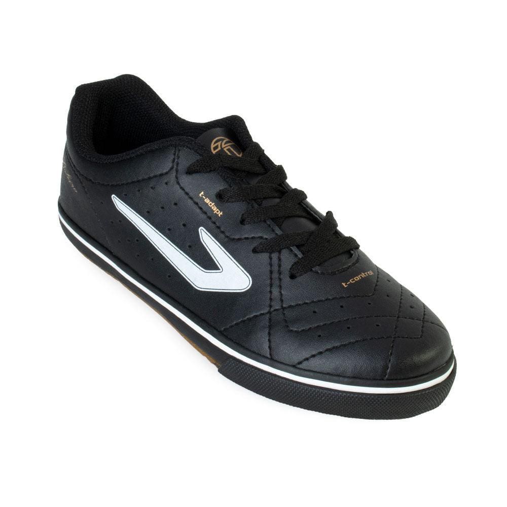 Chuteira Futsal Infantil Topper Boleiro 2 - Preto e Branco