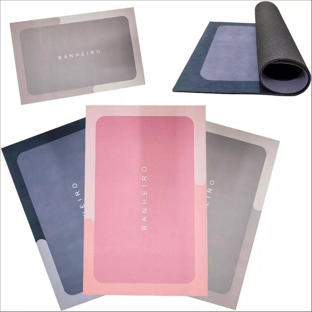 Tapete Para Banheiro Ultra Absorvente Antiderrapante Magico