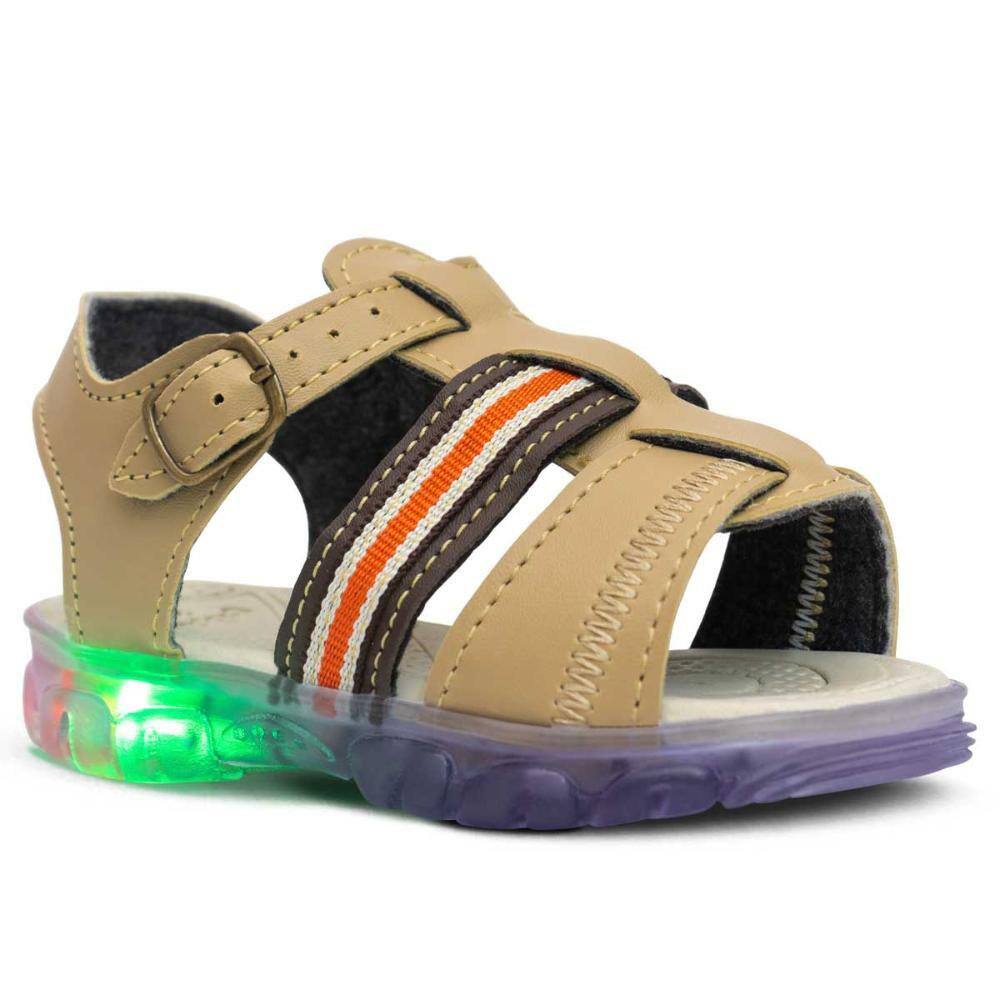 Sandalia Papete Masculina Infantil Nº20Ao26 Moda Led 15.06I