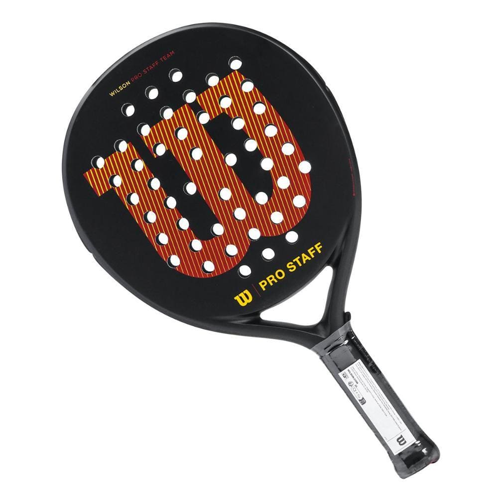 Raquete de Padel Wilson Pro Staff V2 Team Preta e Vermelha