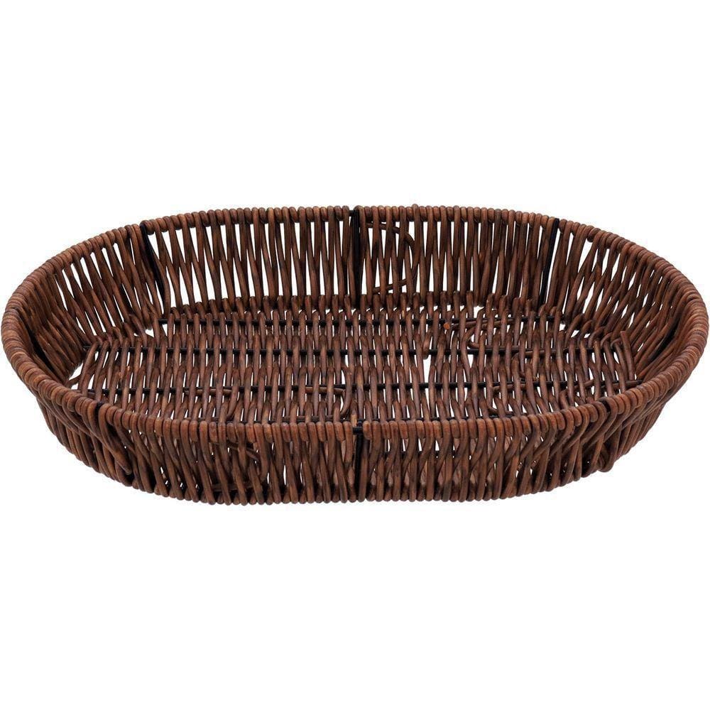 Cesta 4X28X20Cm Plástico Natural