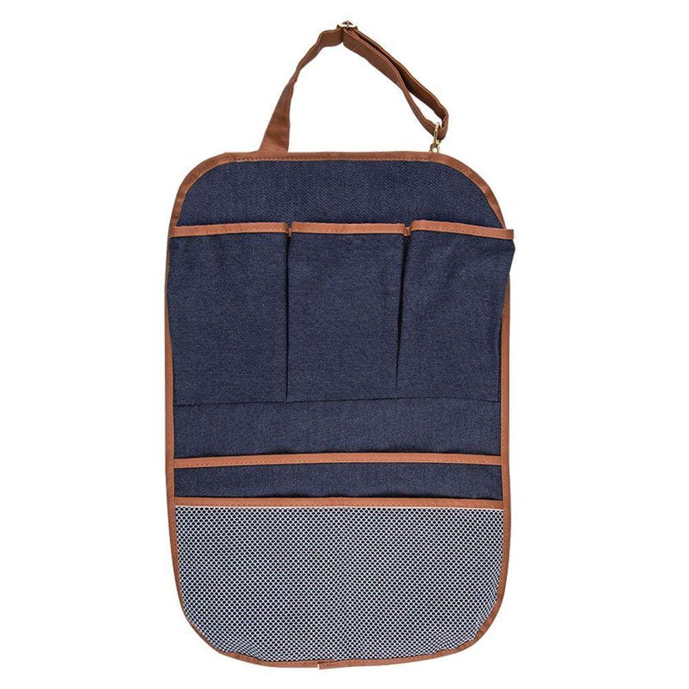 Porta Brinquedos Jeans Hug Cor Azul Marinho
