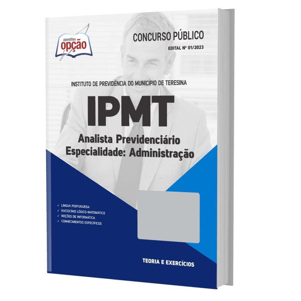 Apostila Ipmt 2023 - Analista Previdenciário - Administração