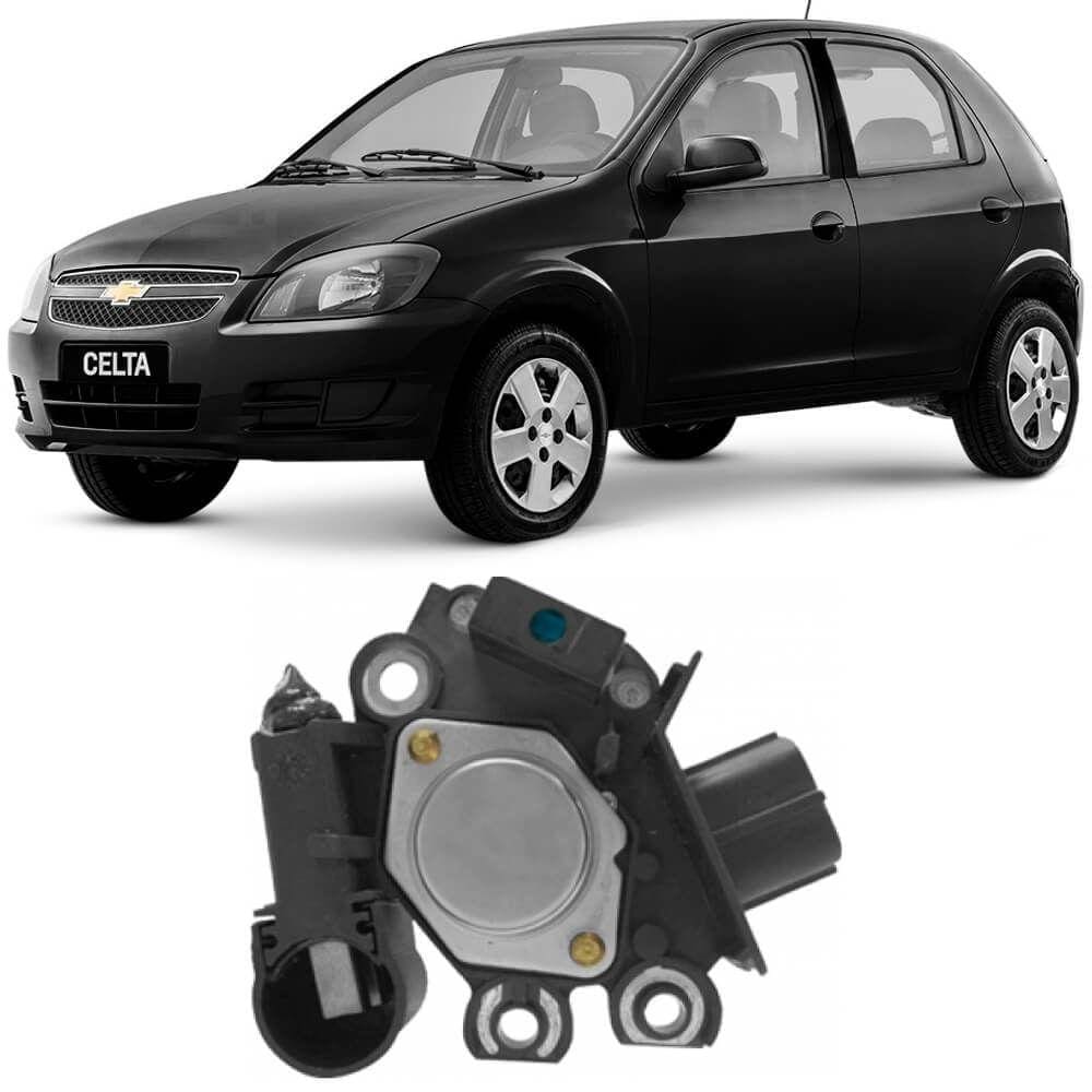 Regulador Voltagem Alternador Chevrolet Celta 2001 A 2016