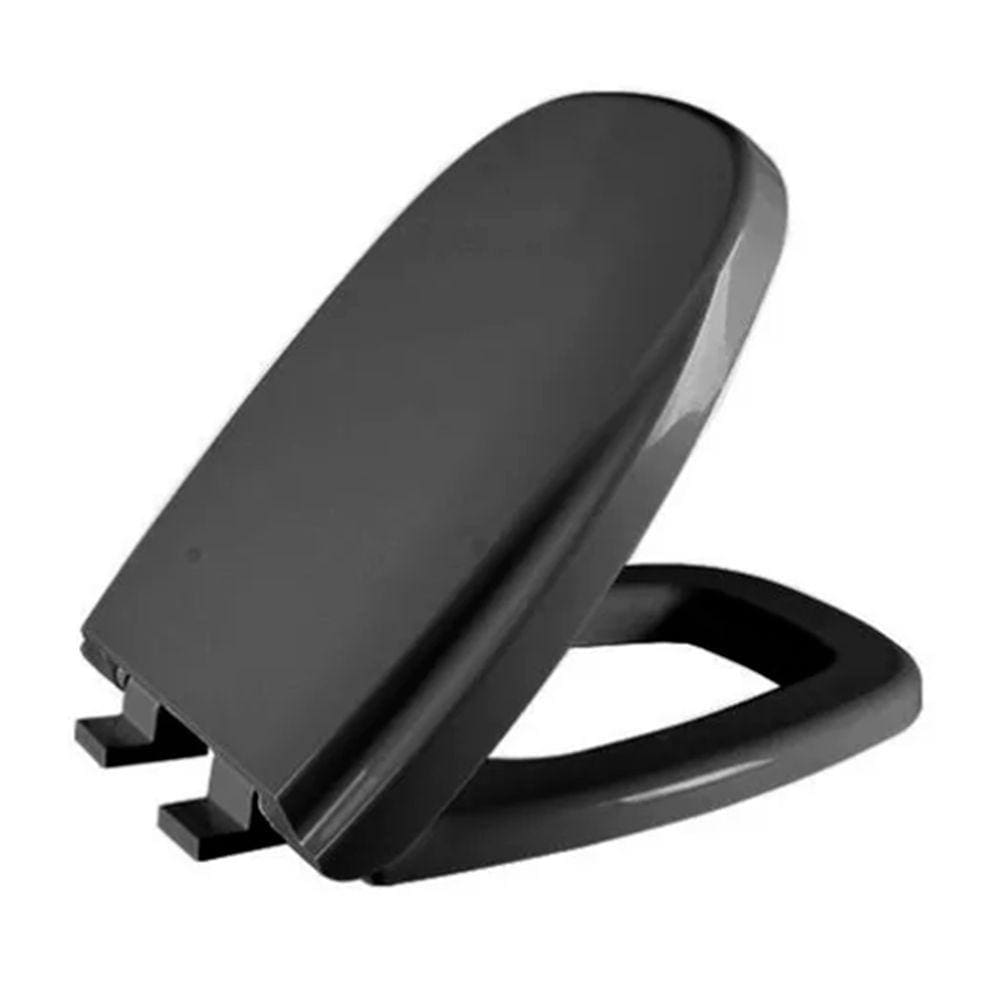 Assento Soft Close Soho Preto Tampa para Vaso Fabrimar