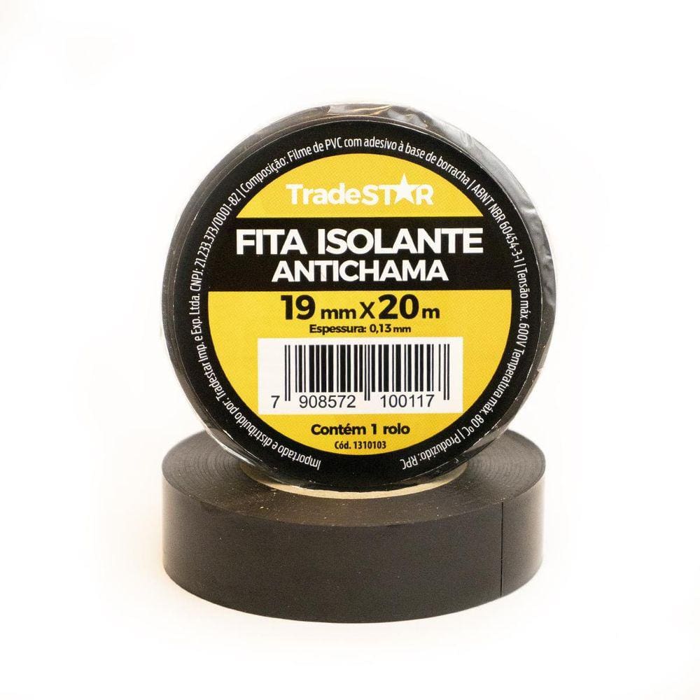Fita Isolante - 19 Mm X 20 M