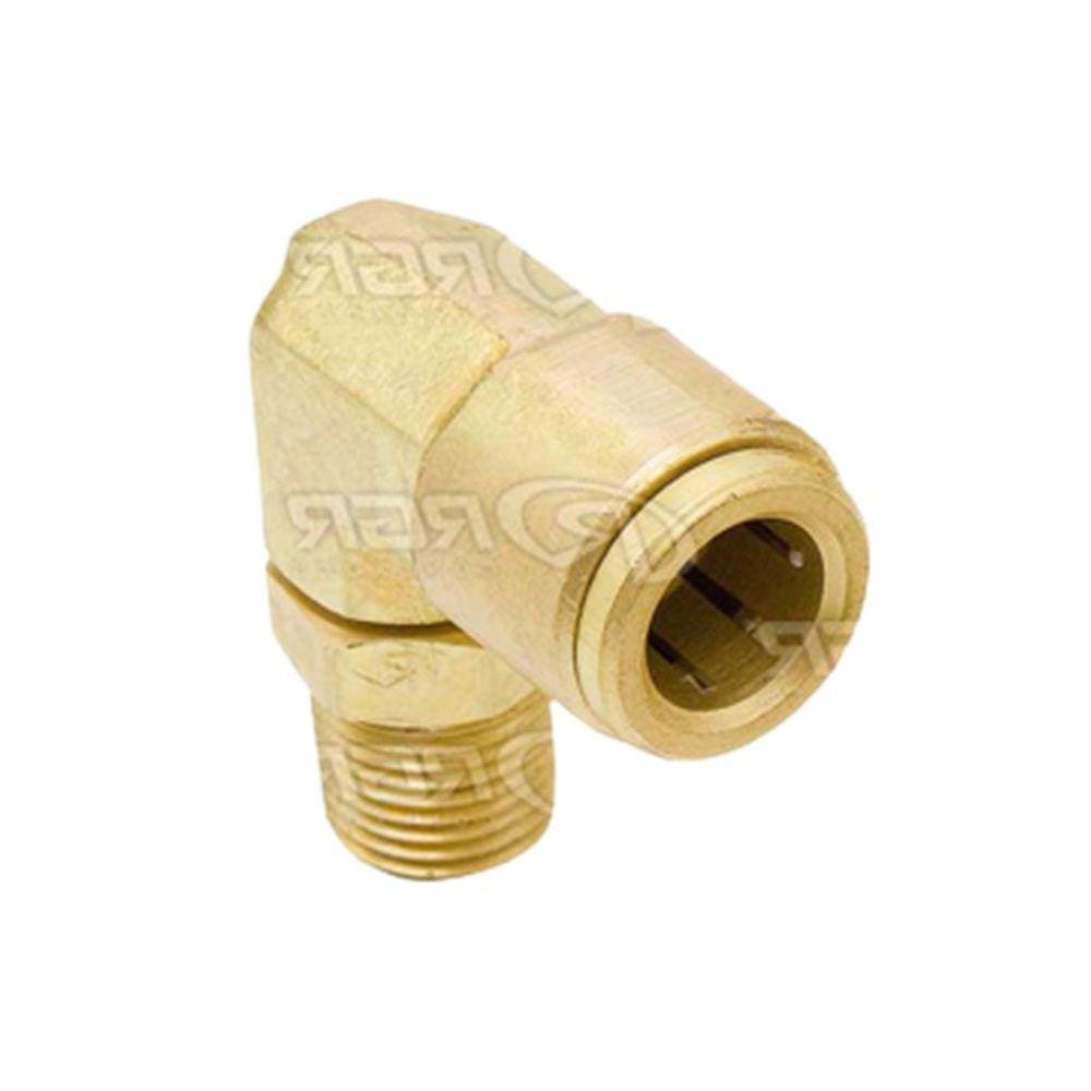 Cotovelo Giratorio 1/4 X 1/4 Mm Macho Engate Latão