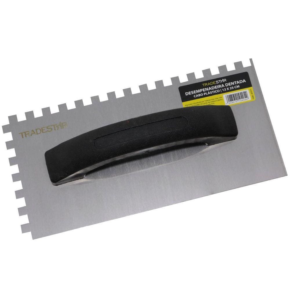 Desempenadeira De Aço Dentada 22 Dentes 25X12Mm Tradestar