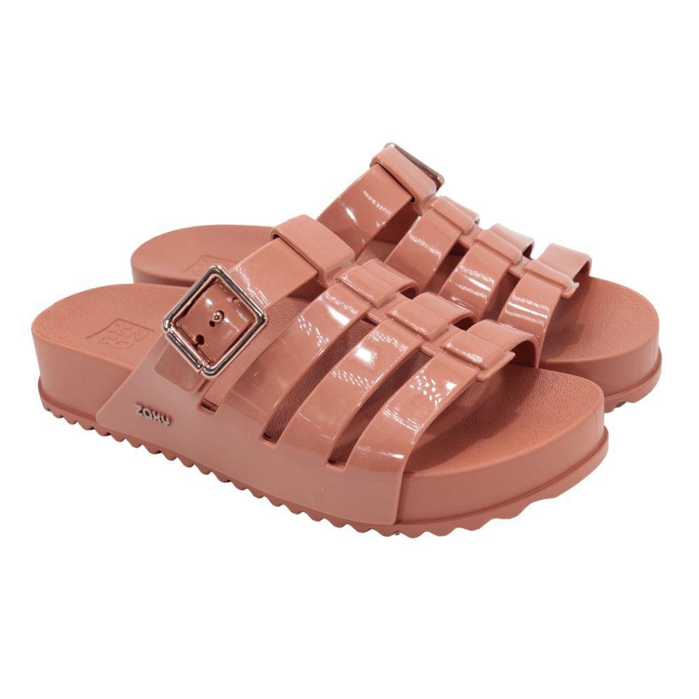 Tamanco Zaxy 18764 Ritmo Nude Escuro