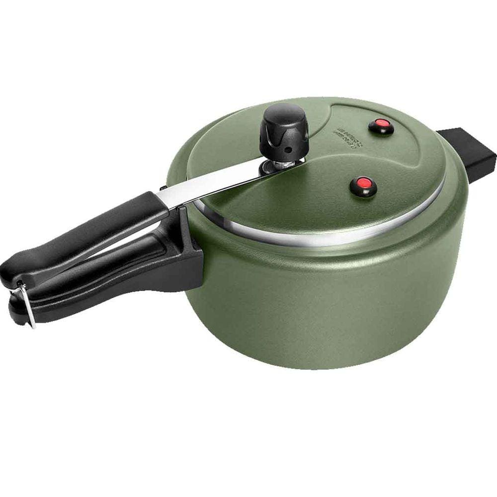 Panela De Pressão Antiaderente 2,5 Litros Tulipa Masterflon Verde Patolux