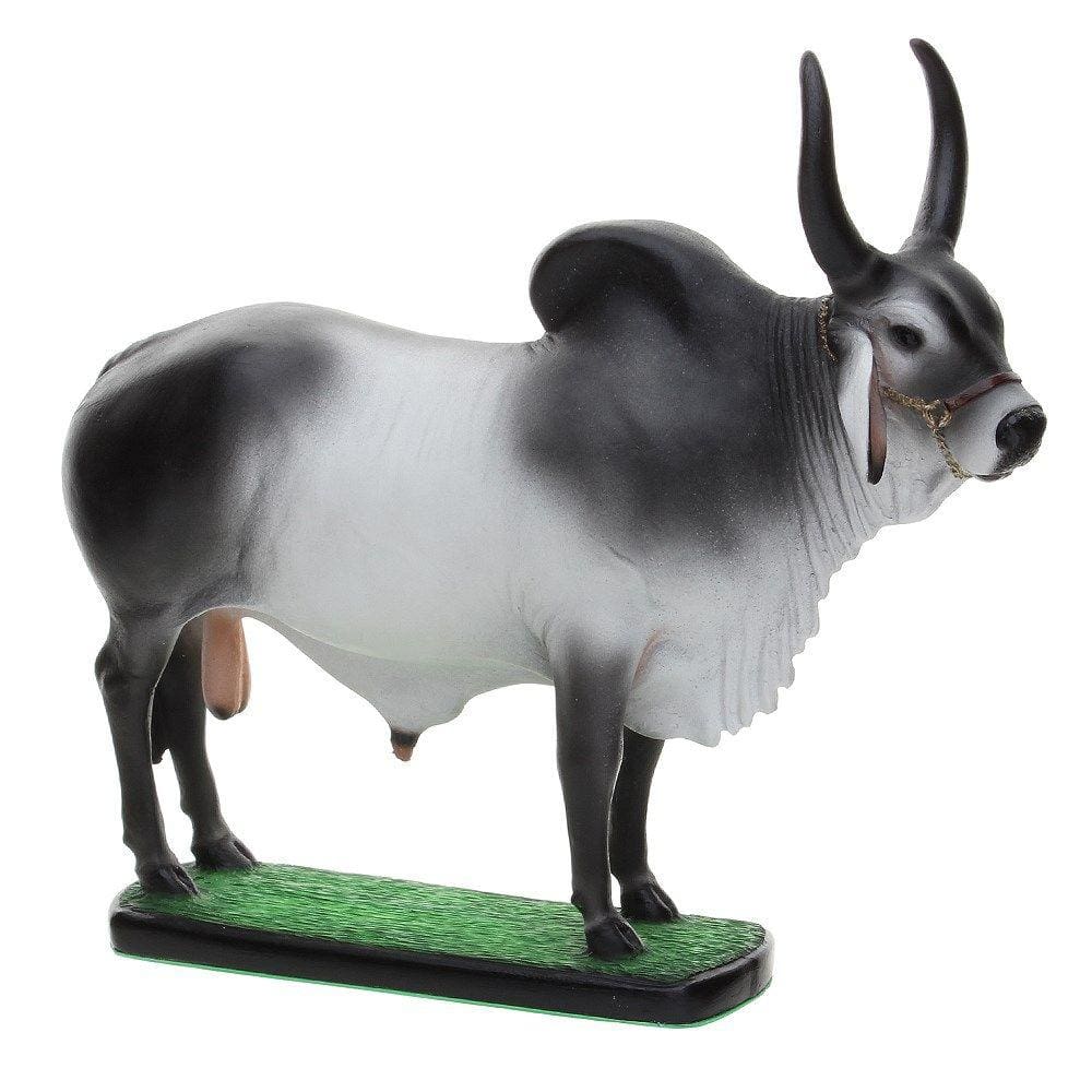 Escultura em Resina Boi Guzerá Home Western Decor 25697