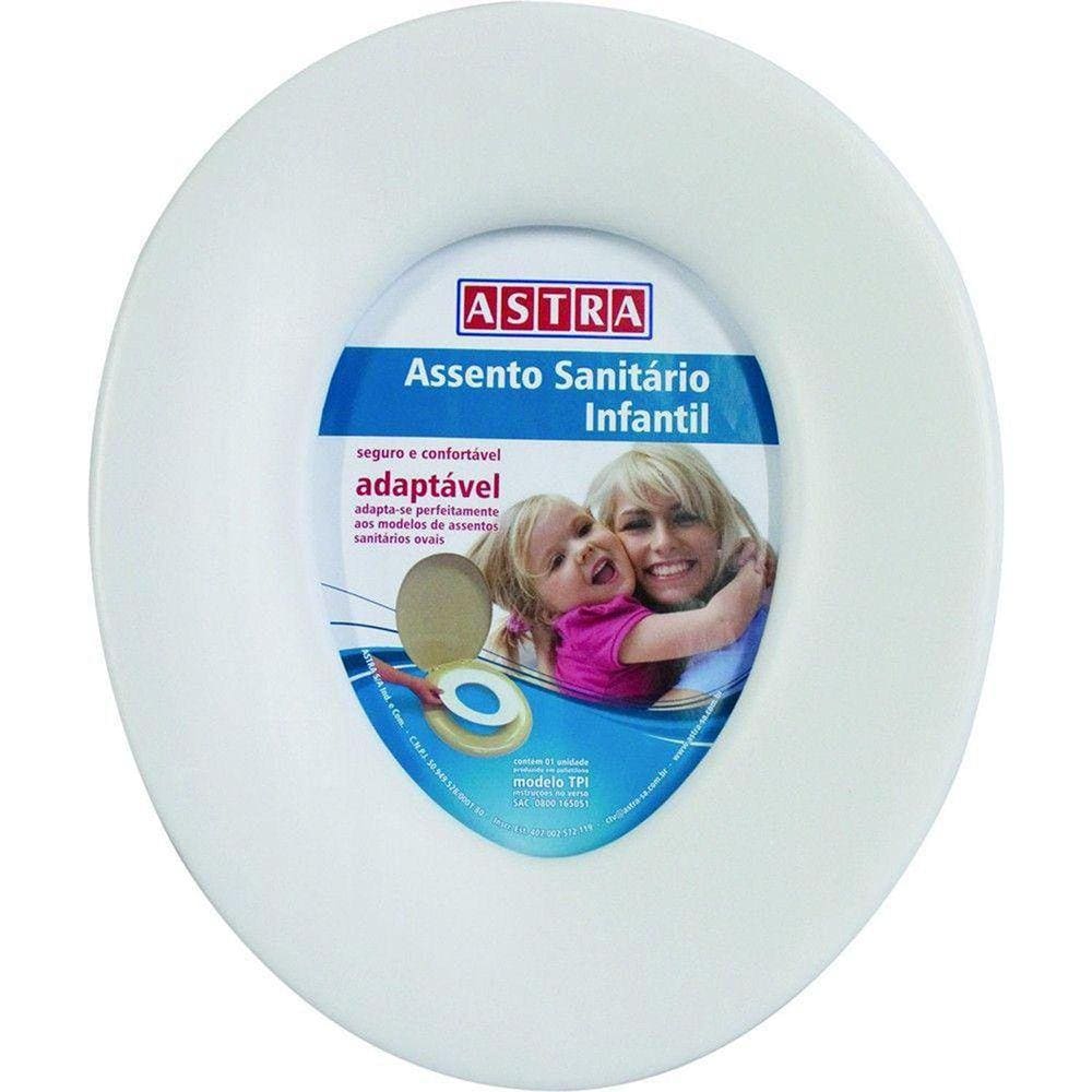 Assento Sanitário Infantil sem Tampa Adaptador Redutor para Vaso Sanitário Oval