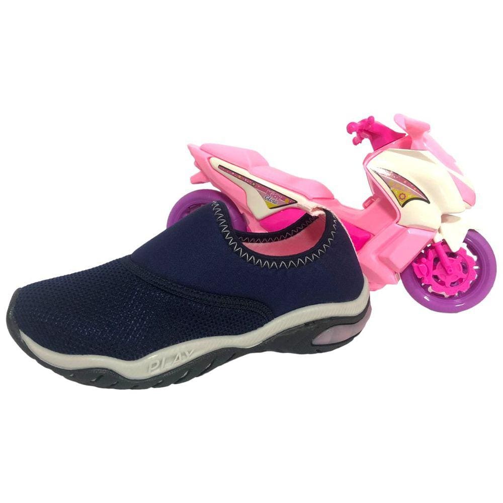 Tenis Infantil Menina Kidy Play Moto 007.1597