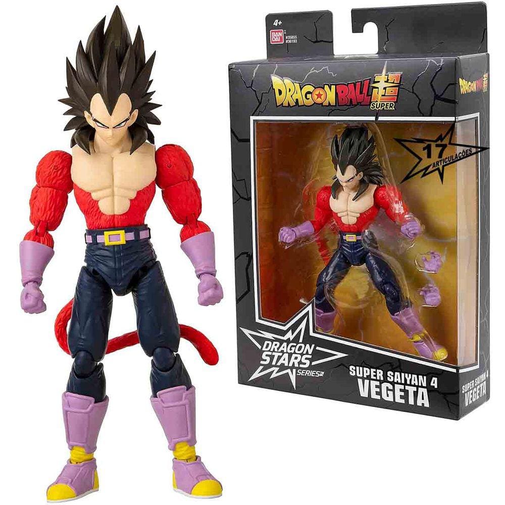 Boneco Figura Ação Goku Super Sayajin 4 Dragon Ball Bandai em