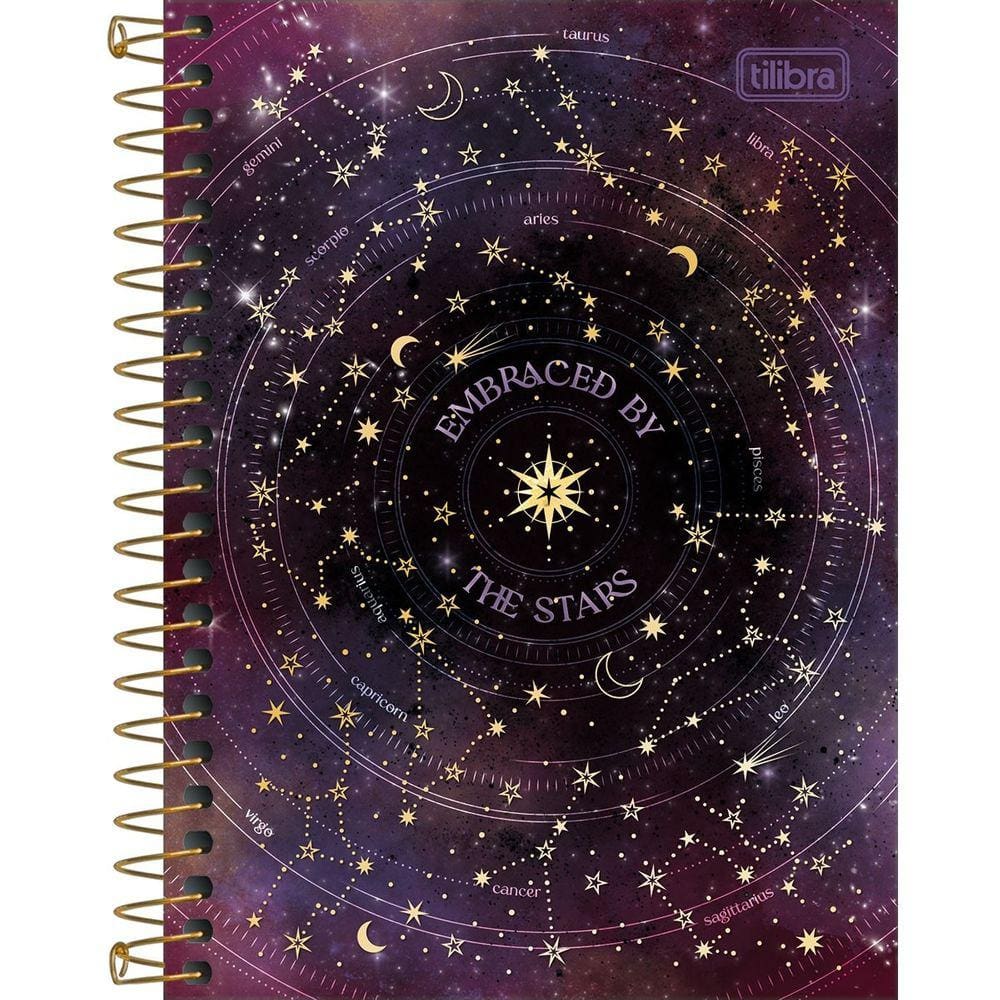 Caderno Espiral Colegial TILIBRA Magic 1 matéria c/ 80 Folhas