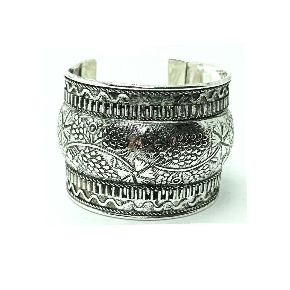 Bracelete Elefantinhos Indiano Prateado