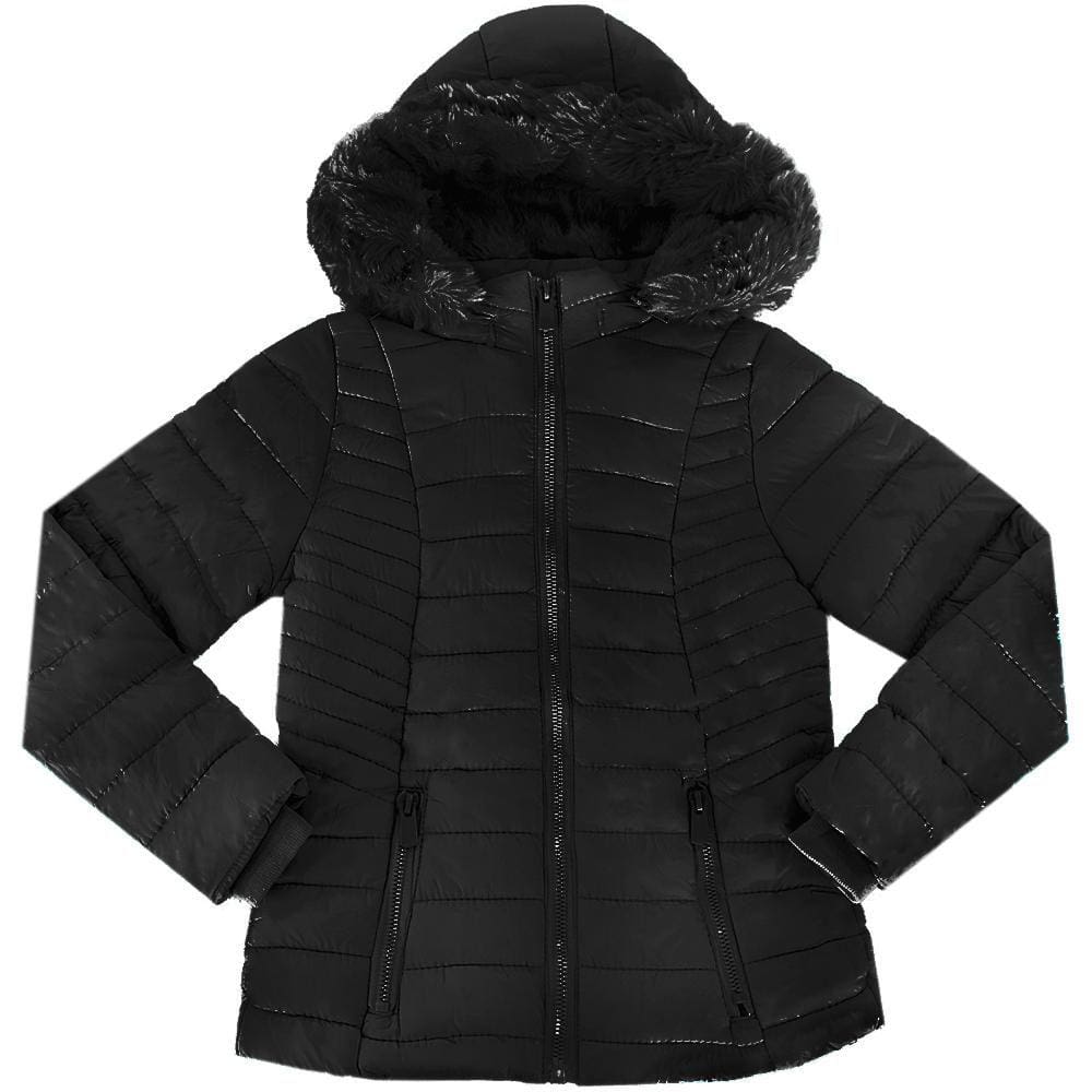 Jaqueta Peluciada Infantil Feminino Com Capuz Sea Surf Ref:4004076 4/10