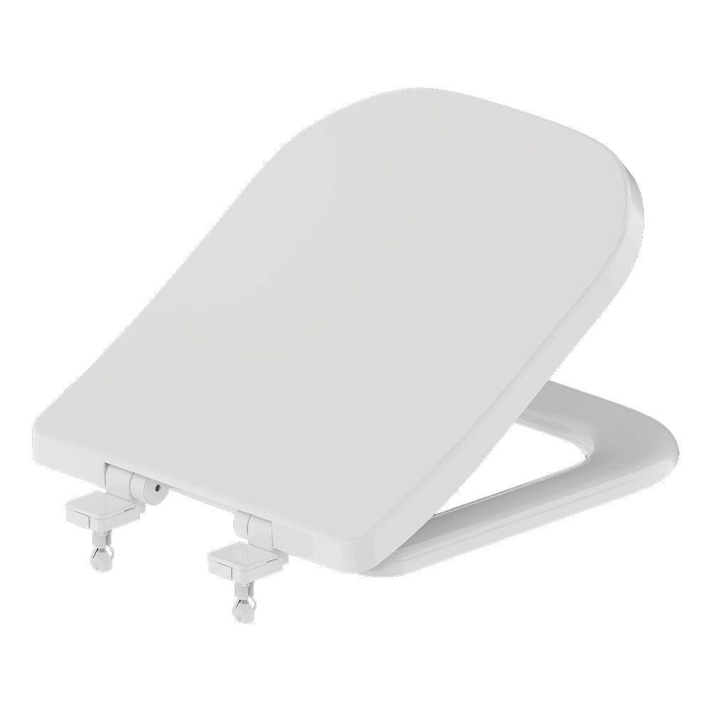 Assento Soft Close Piano Branco Tampa para Vaso Deca