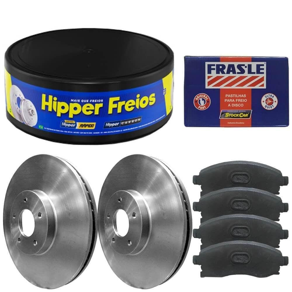 Kit Pastilha Disco Freio Tucson 2.0 2013 A 2017 Diant Vent