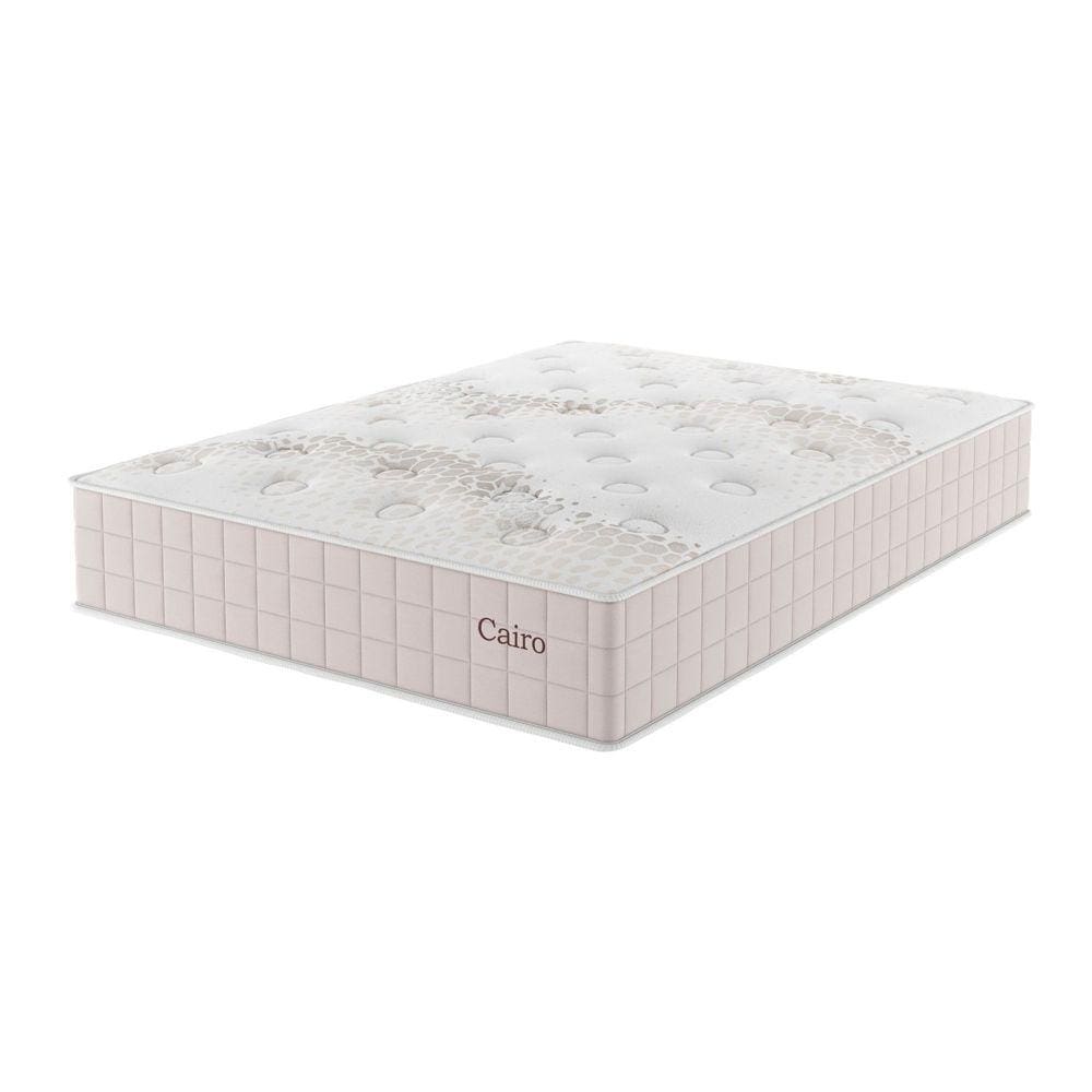 Colchão Queen Mola Ensacada 30cmx188cmx138cm Cairo Yescasa Creme
