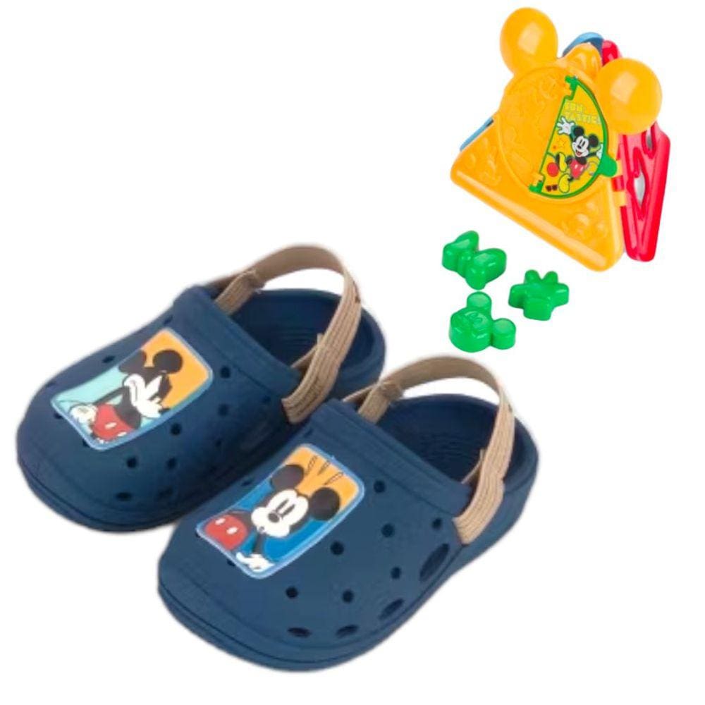 Babuche Mickey Menino com Brinquedo Educativo 22939
