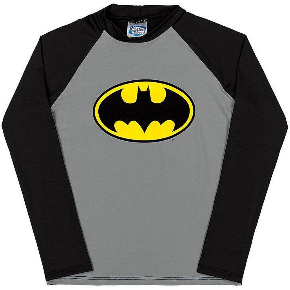 Camiseta Infantil Proteção Uv Batman Justice League Ref:M4117 4/10
