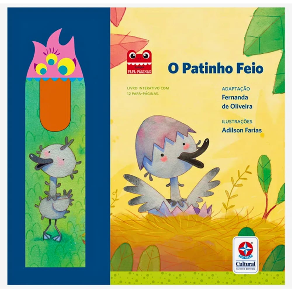 Livro Interativo Infantil O Patinho Feio Estrela