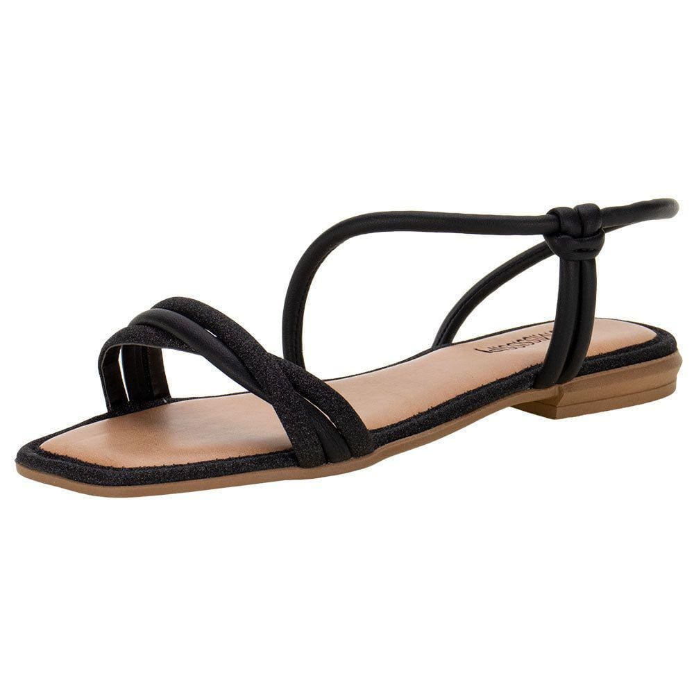 Sandália Feminina Rasteira Mississipi - Q9661