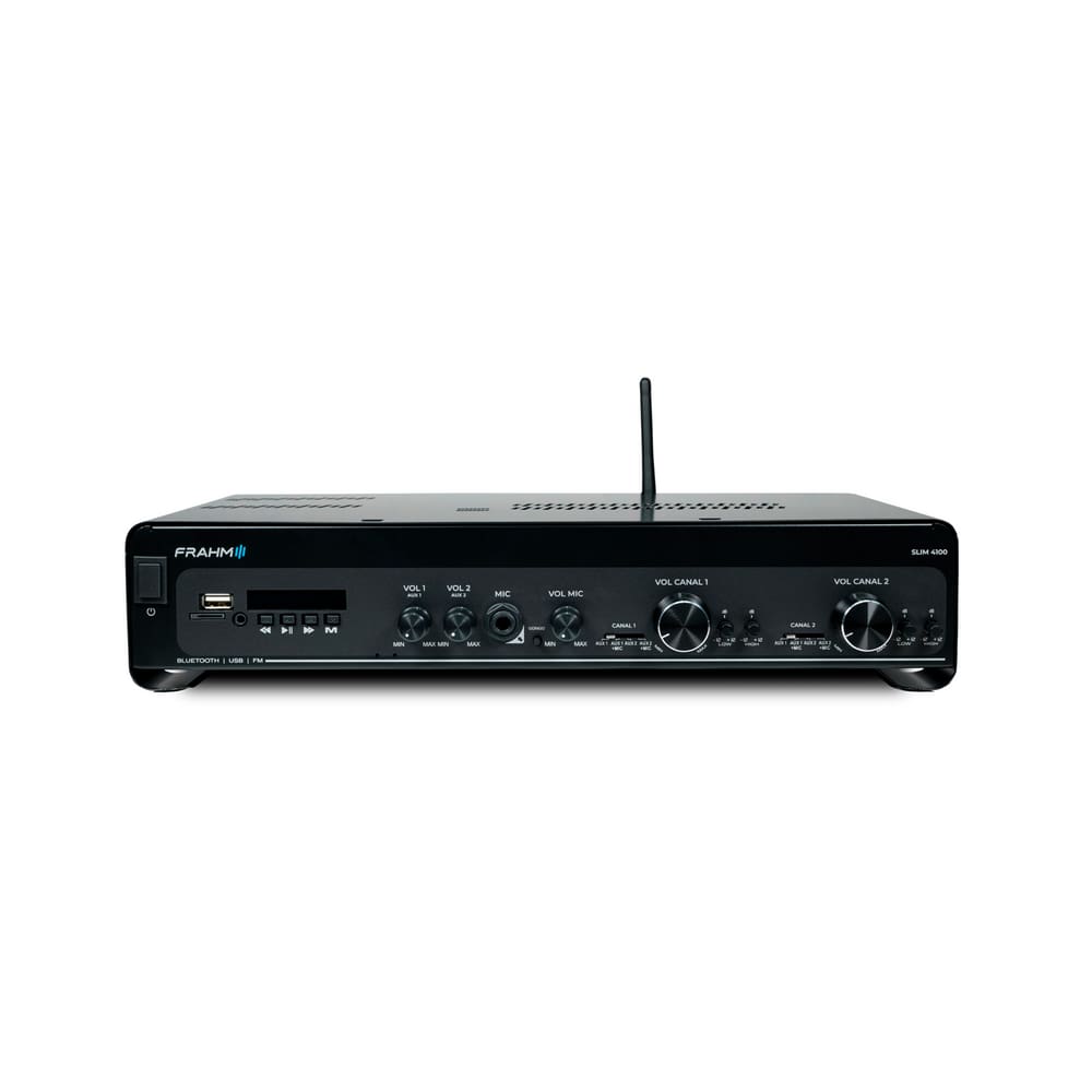 Amplificador Frahm Slim 4100 G5 Optical Bluetooth