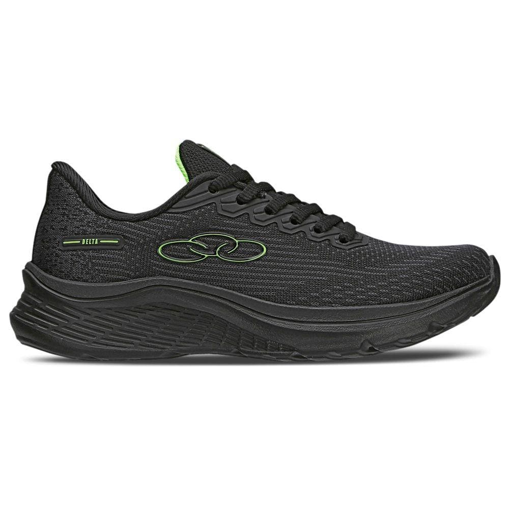 Tênis Olympikus Delta Kids Preto/Verde