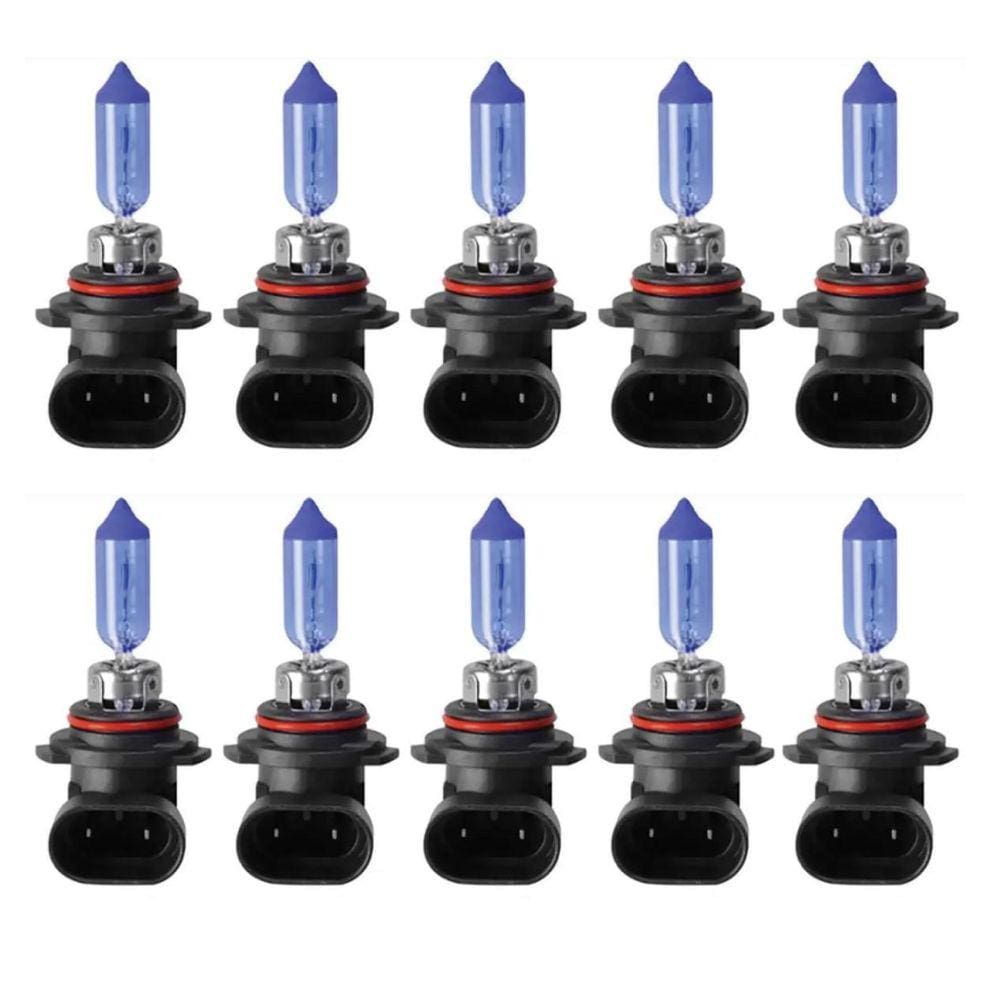 10X Lampada Super Branca Hb4 12V P22D 51W 8500K Automotiva