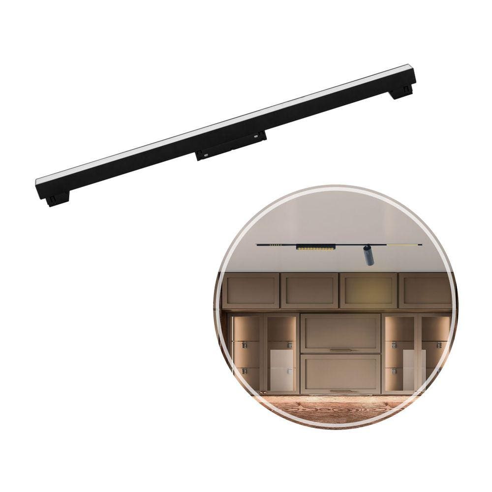 Luminária Difusa Mag. 24W PT Inferior P/ Perfil K20 DS9957-1 Delis ST2802