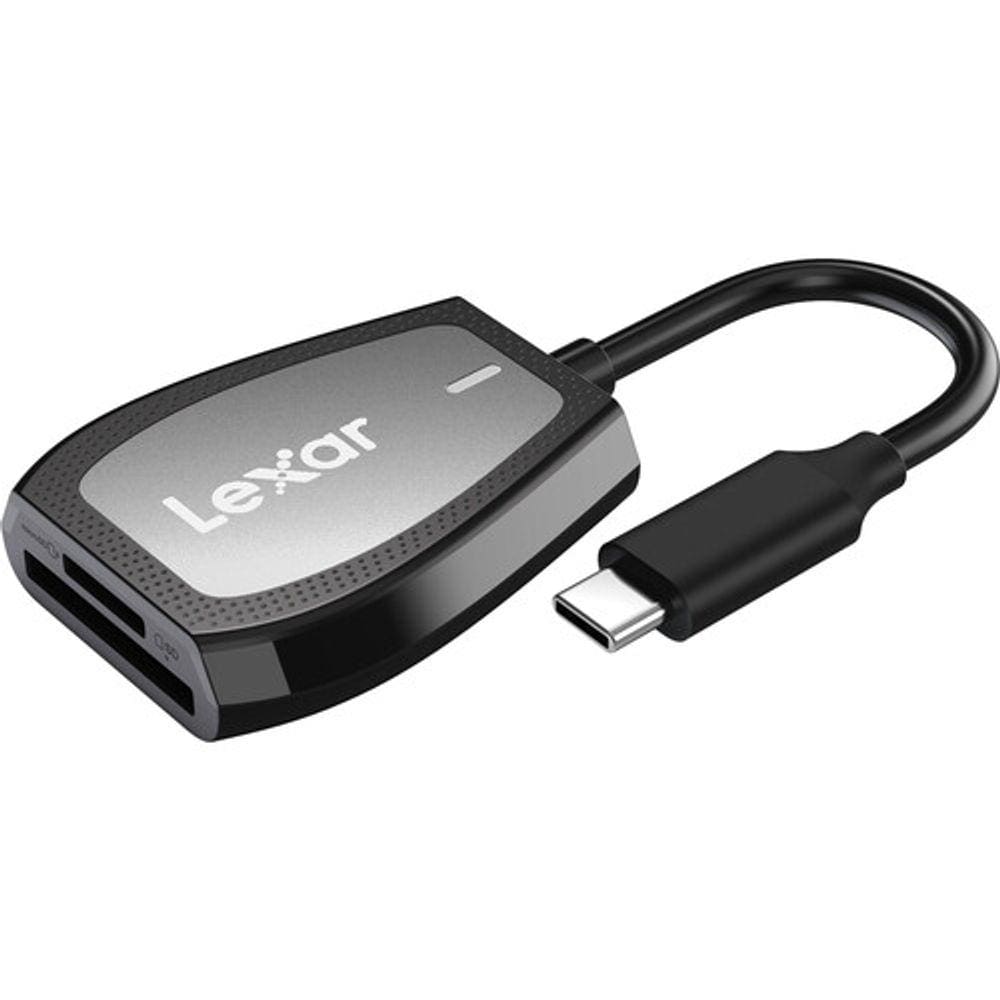 Leitor De Cartão Lexar Usb Tipo C Com Dois Slots