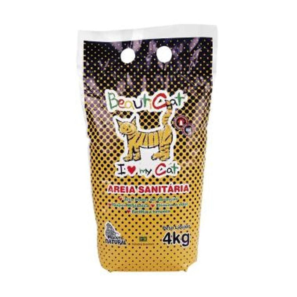 Areia Higiênica BEAUTICAT para Gatos pacote 4kg