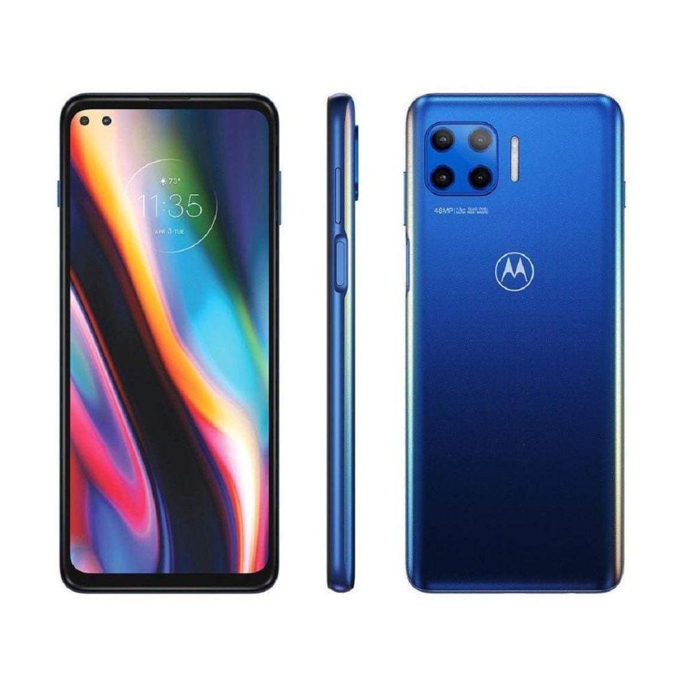 Usado: Moto G 5G Plus 128GB Azul Oceano Bom - Trocafone
