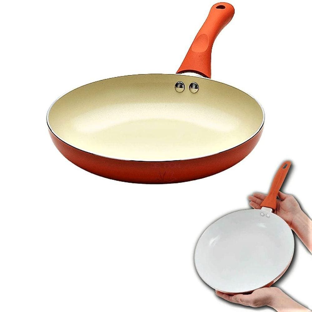 Frigideira Com Revestimento Cerâmico 28cm Fundo Antiaderente