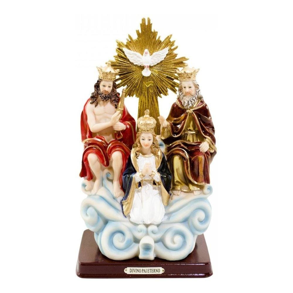 Imagem Divino Pai Eterno 26cm Enfeite Resina