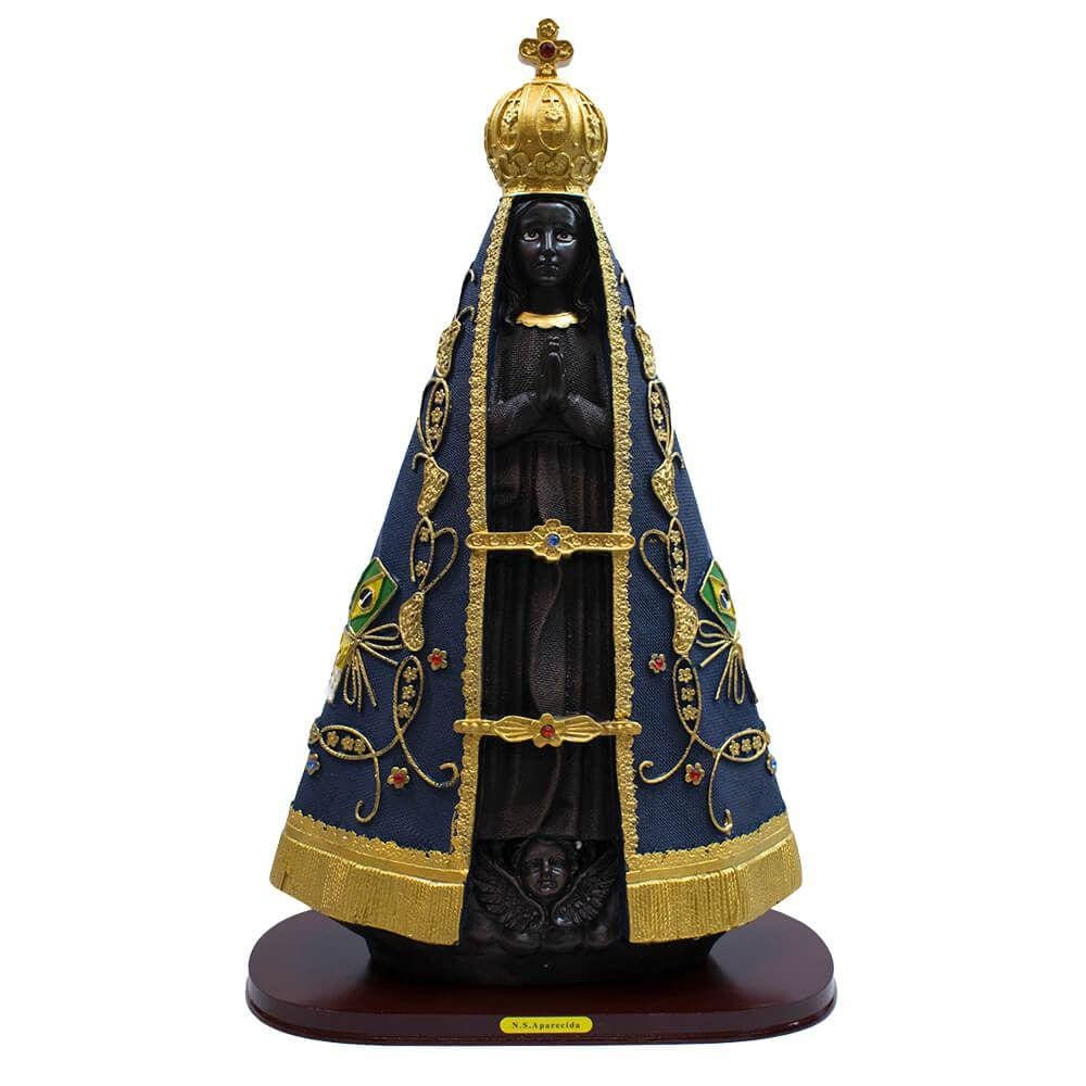 Imagem Nossa Senhora Aparecida Grande 52cm - Enfeite Resina