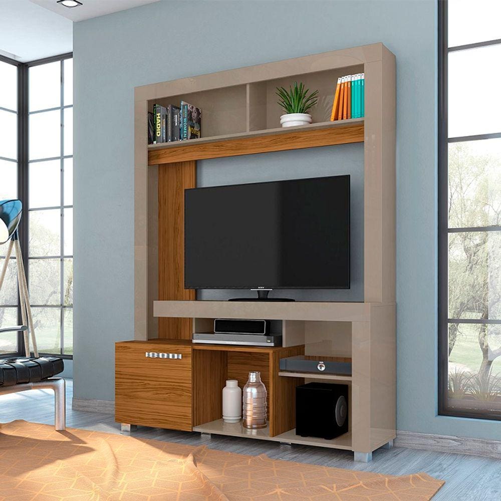 Home Theater Flávia Para Tv De Até 50 Polegadas - Fendo / Naturale - Madetec