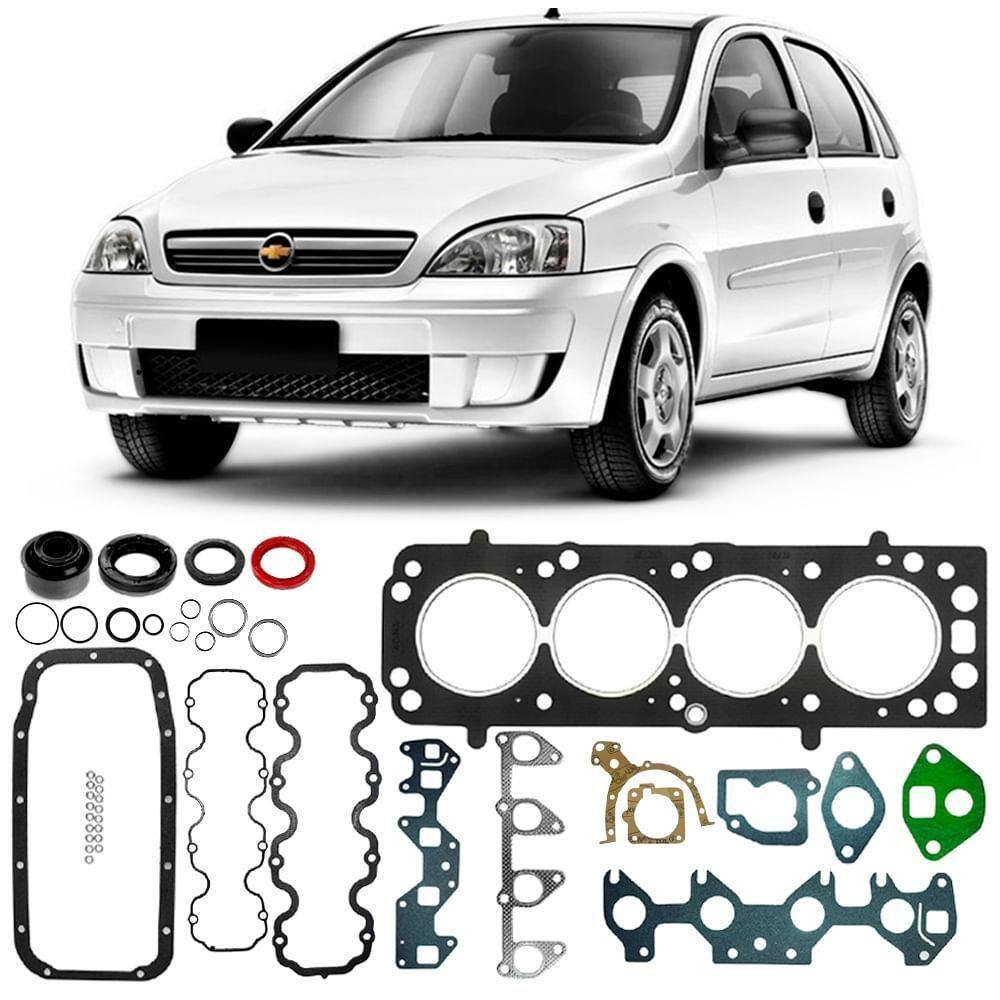 Jogo Junta Motor Corsa Hatch 2002 A 2009 Completo Sabó