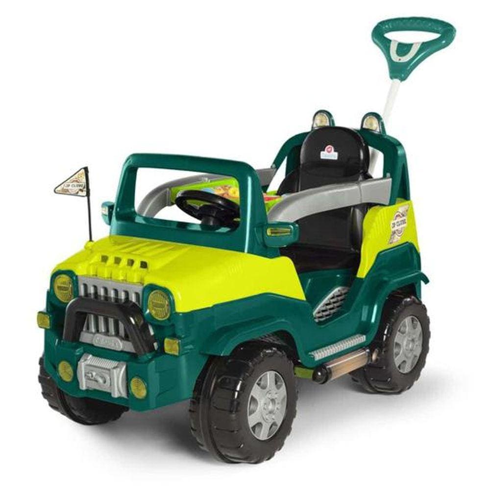 Carrinho de Passeio e Pedal Infantil Diipi com Empurrador