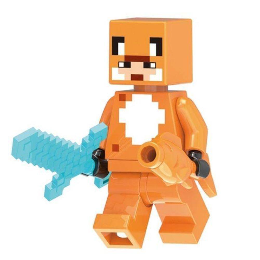 Boneco imprimir e montar do minecraft