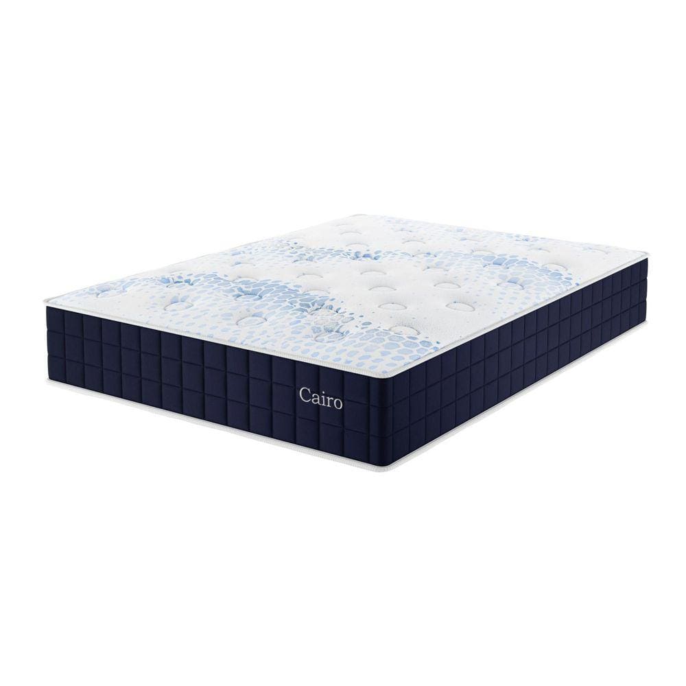 Colchão Queen Mola Ensacada 30cmx188cmx138cm Cairo Yescasa Azul