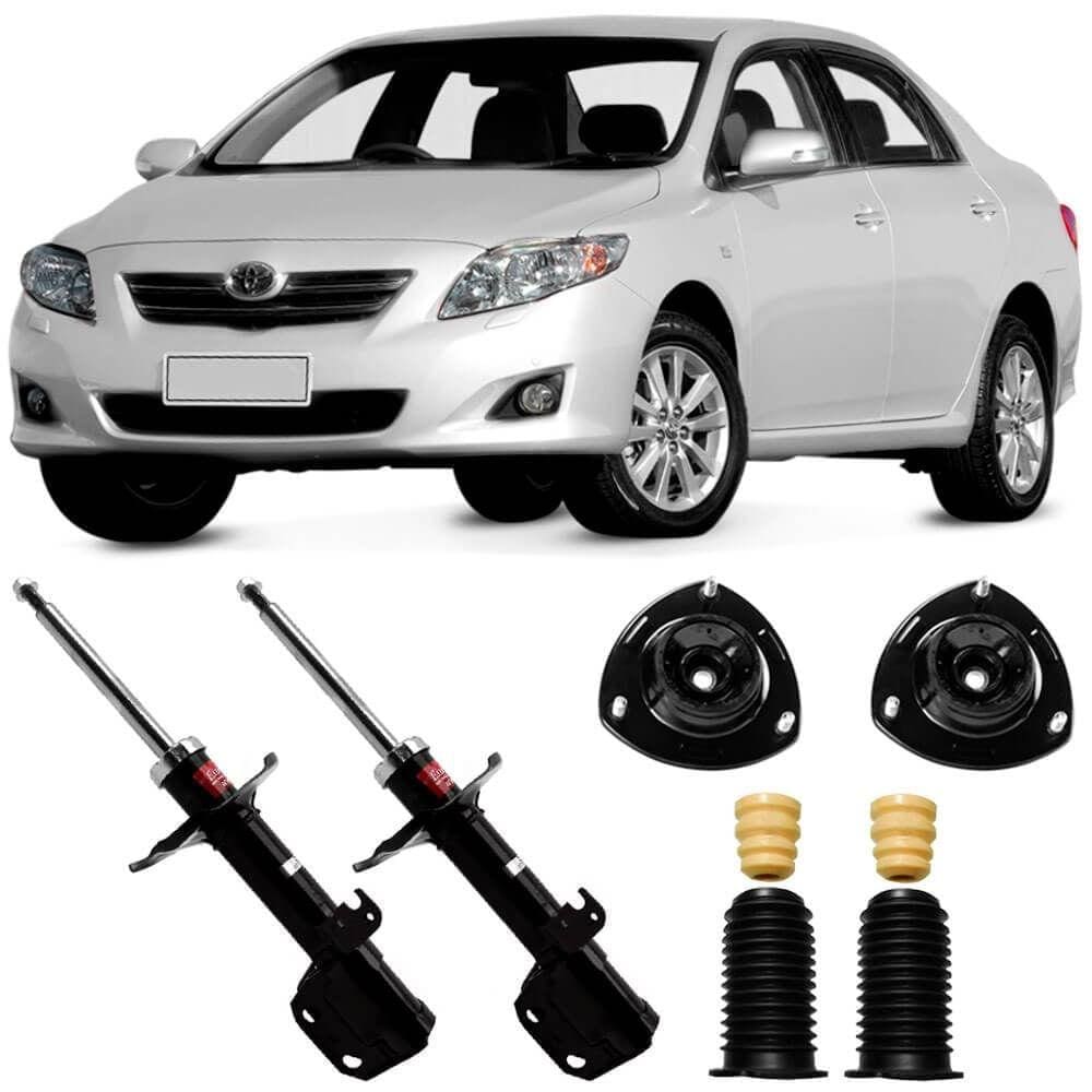 2 Amortecedor Toyota Corolla 2009 a 2014 Dianteiro Kyb e Kit