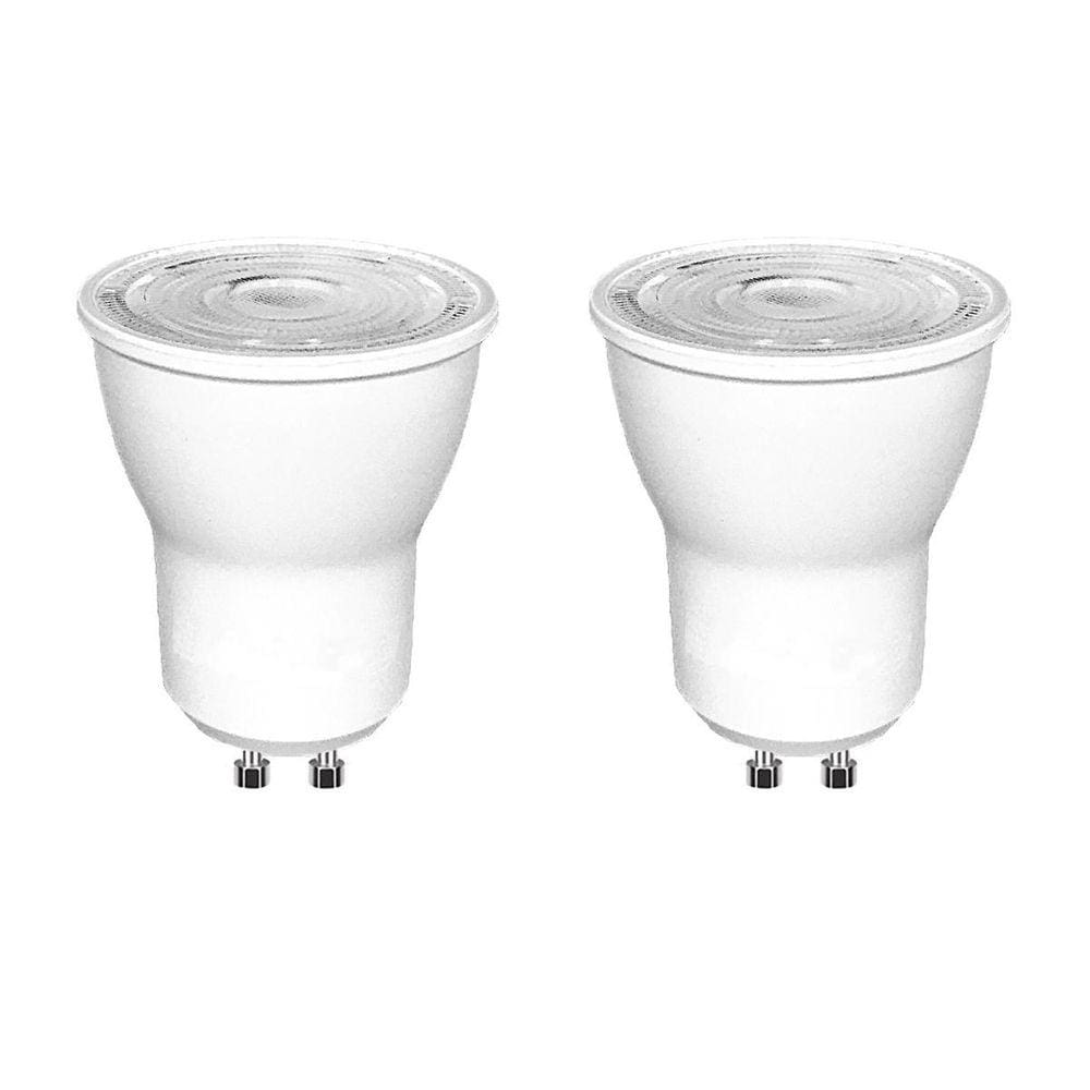 Kit 2 Lampada Dicroica Mr11 Gu10 Led Mini 4W Branco Neutro