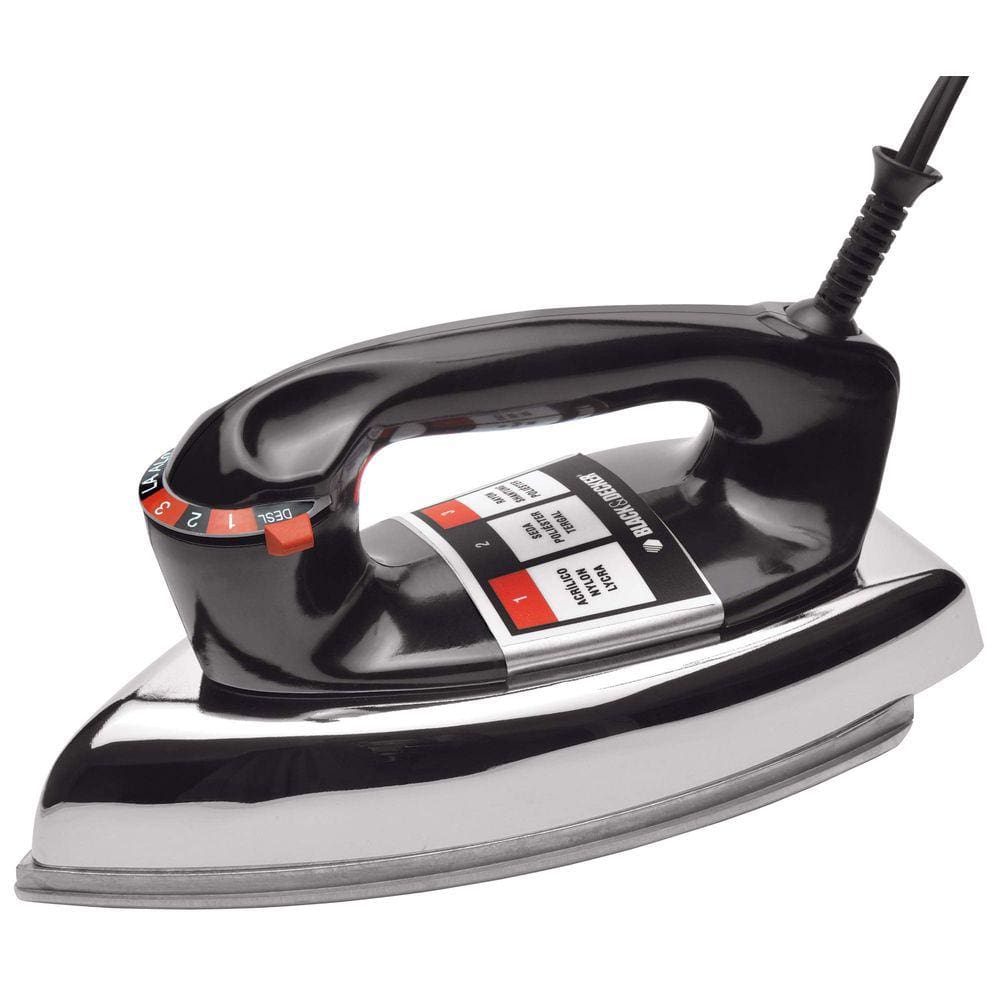 Ferro a Seco Black & Decker Automático 127v - Preto
